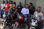 Detienen a 30 haitianos indocumentados y ocupan motocicletas durante en operativos en Valverde