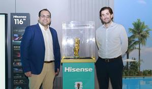 La marca Hisense y Tiendas Corripio lanzan al mercado su televisor más grande
