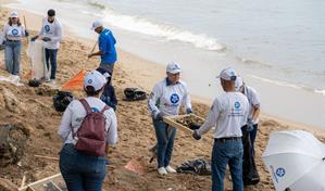 Autoridades llaman a reducir consumo de plásticos en Jornada Nacional de Limpieza de Playas
