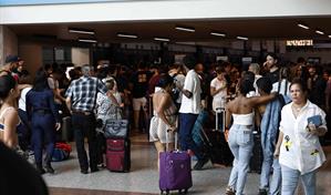 Se restablece la energía en la zona sur del edificio terminal del AILA tras falla eléctrica