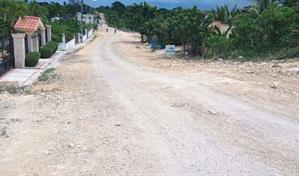 Autoridades supervisan los avances del proyecto del desvío en La Ceiba del Salado en La Altagracia