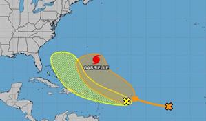 Gabrielle se convierte en huracán de categoría 1 con perspectiva de intensificar su fuerza