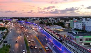 Línea 2C del Metro de Santo Domingo se ilumina durante otra prueba dinámica