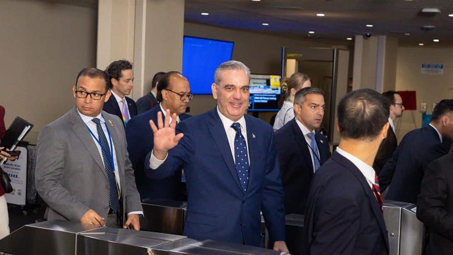El presidente Abinader llega a la sede de la ONU para participar en la Asamblea General