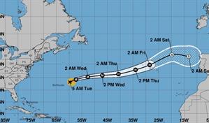 Huracán Gabrielle avanza en dirección a Europa como categoría 4 en el Atlántico