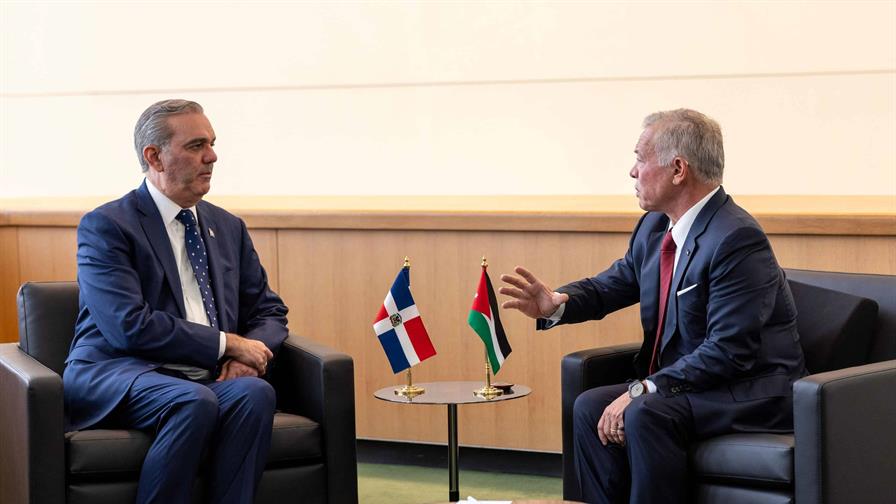 Luis Abinader sostiene reunión con el rey de Jordania en el marco de la Asamblea General de la ONU Luis Abinader sostiene reunión con el rey de Jordania en el marco de la Asamblea General de la ONU