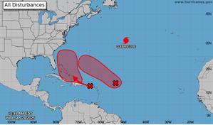 El NHC vigila dos sistemas con posibilidad de convertirse en ciclones en dirección a Estados Unidos