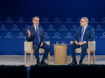 Participación del Presidente Luis Abinader en Cumbre Concordia 2025