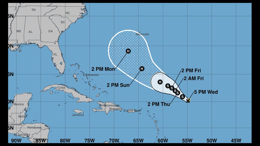 Se forman la tormenta tropical Umberto, la octava de la temporada