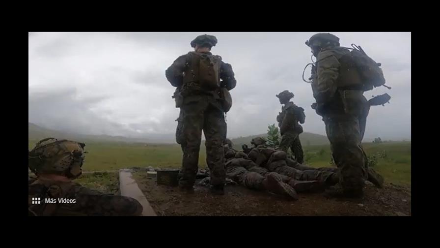El Comando Sur de Estados Unidos publica imágenes del entrenamiento anfibio en el Caribe