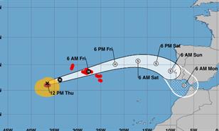 Huracán Gabrielle amenaza con azotar a las Azores la noche del jueves