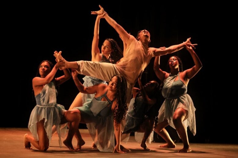 El grupo de Teatro Trípode.