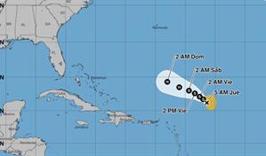 Tormenta tropical Humberto podría convertirse en huracán durante el fin de semana