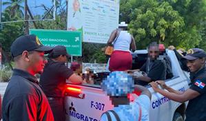 Migración informa sobre la detención de 1,197 haitianos indocumentados