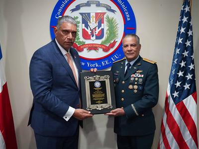 Consulado dominicano en NY homenajea a general Hernández Calcaño