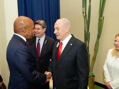 Eric Adams se reúne con Netanyahu tras discurso en la ONU