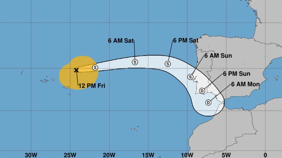 El huracán Gabrielle golpea las Azores como ciclón postropical