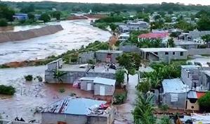 Crecida del río Masacre provoca inundaciones en zonas de Juana Méndez y afecta el canal haitiano