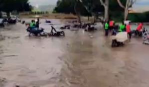 160 familias en Azua sufren inundaciones por las fuertes lluvias