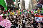 Unas 2,000 personas marchan en Nueva York contra Benjamín Netanyahu y la guerra de Gaza