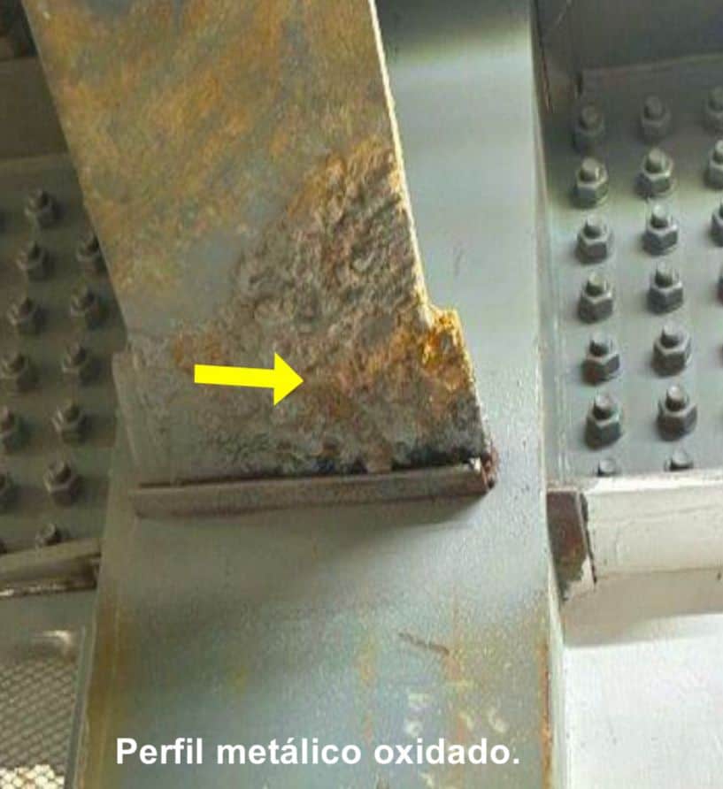 Estructuras oxidadas.