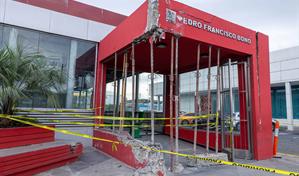 Caribe Tours da su versión sobre choque de su autobús contra estación del metro