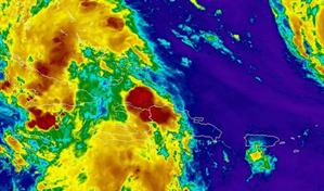 Depresión tropical seguirá provocando lluvias este fin de semana