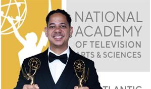 Dominicano egresado de Infotep gana dos premios Emmy en Pensilvania