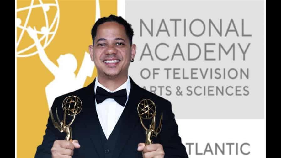 Dominicano egresado de Infotep gana dos premios Emmy en Pensilvania