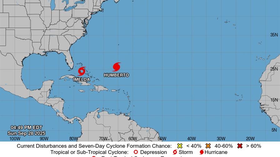 Se forma la tormenta tropical Imelda