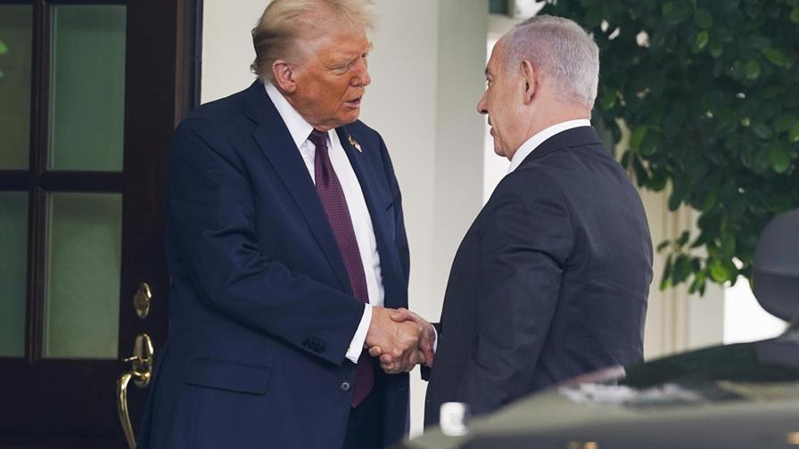Trump se dice muy confiado sobre su plan de paz para Gaza al recibir a Netanyahu
