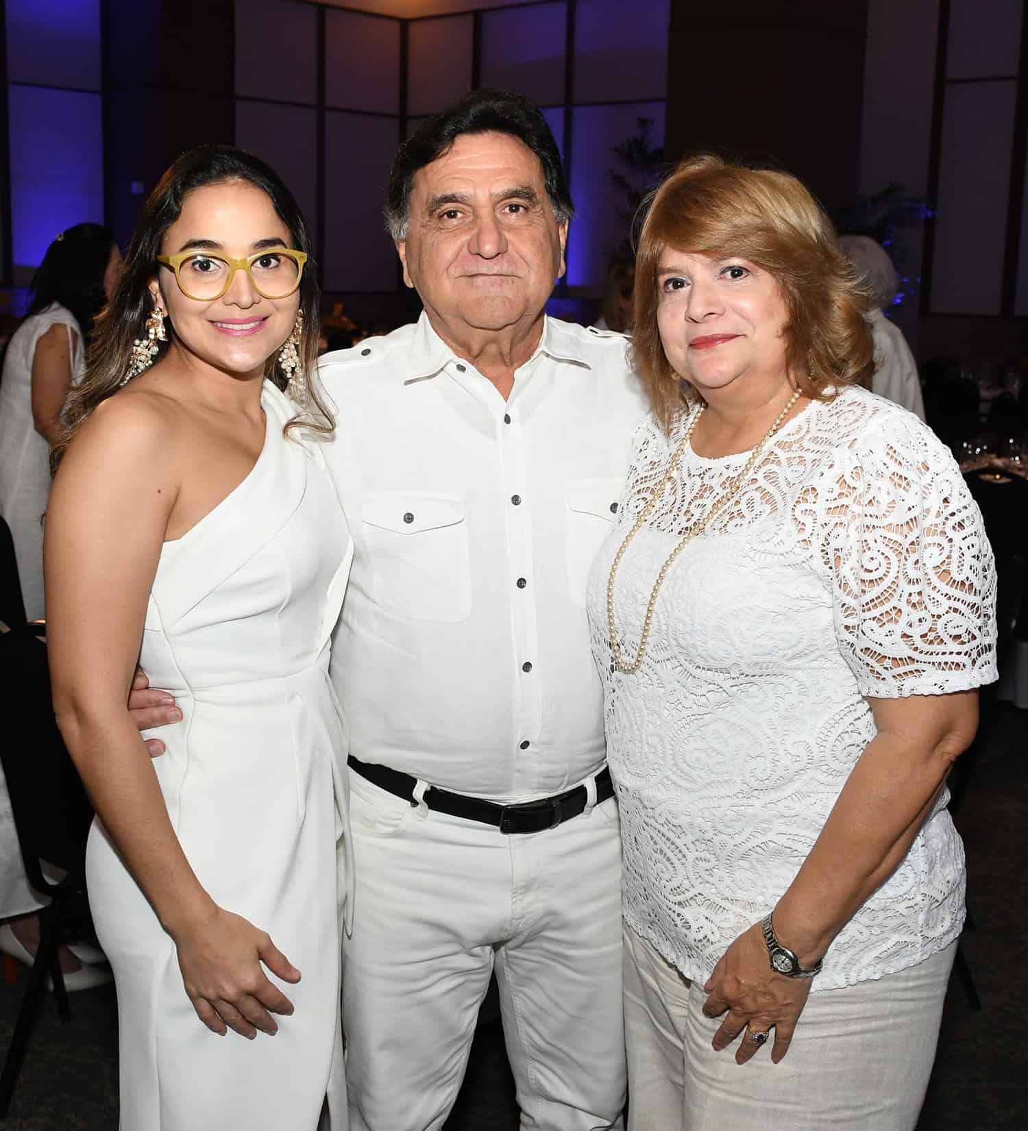 Ana, Alfredo y Migdalia Marranzini.
