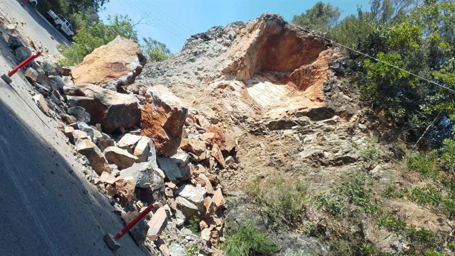 Deslizamientos en la carretera La Vega–Jarabacoa son una amenaza para los conductores