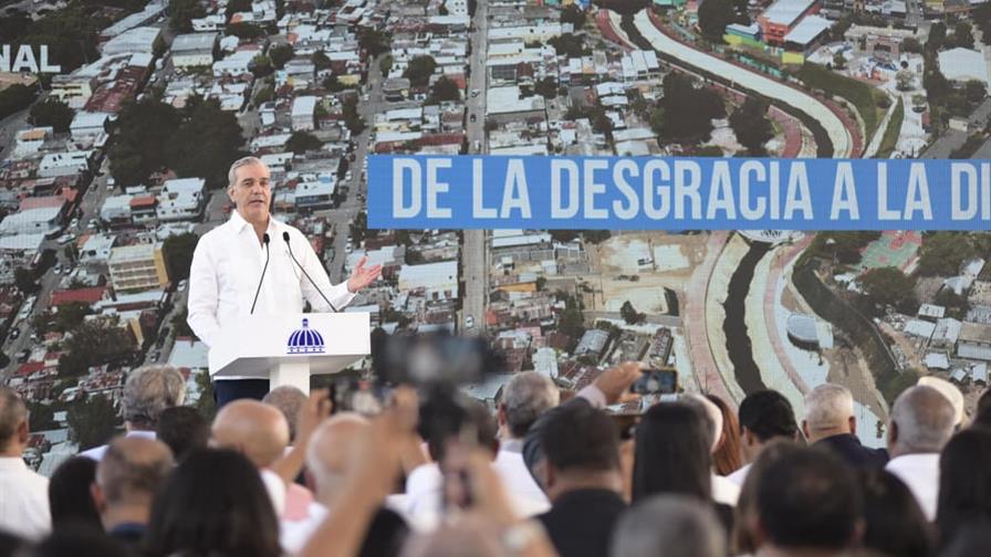 Abinader presenta el rescate del arroyo Gurabo en Santiago, una obra que calificó ejemplo nacional