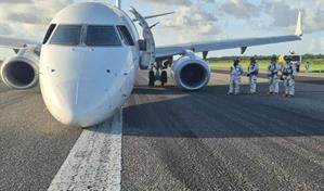 Autoridades aeronáuticas investigan aterrizaje de emergencia de un avión en el AILA