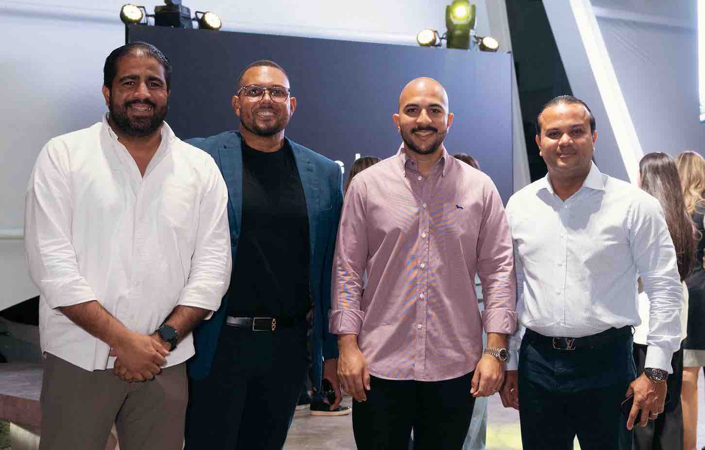 José Lantigua, Fausto Infante, Carlos Suzaña y Osiris Berroa.