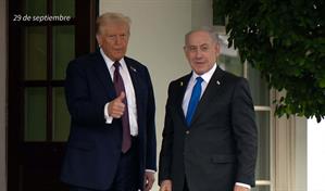 Netanyahu dice que no acordó un Estado palestino en las conversaciones con Trump