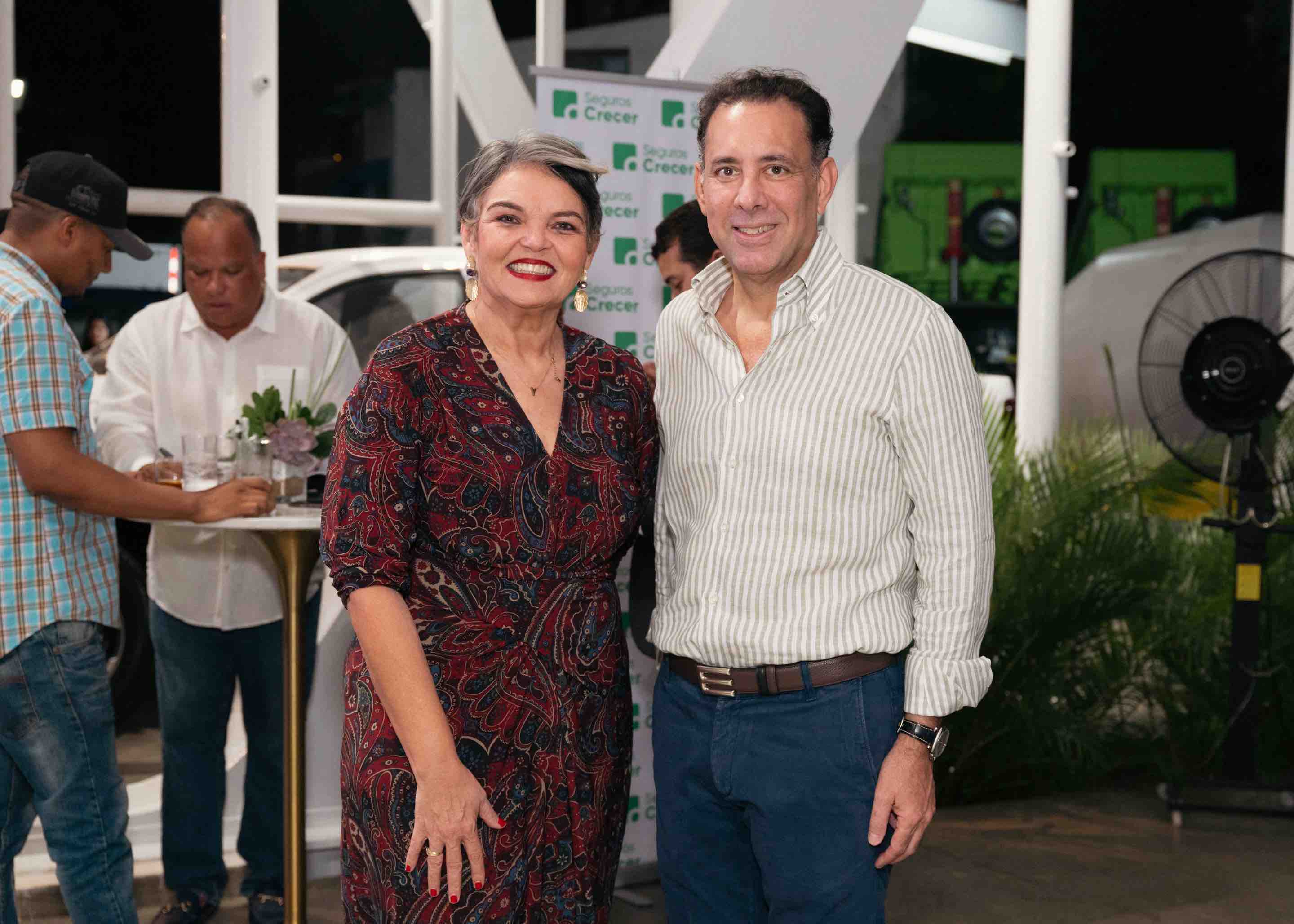 Yris González y Jorge Asmar.