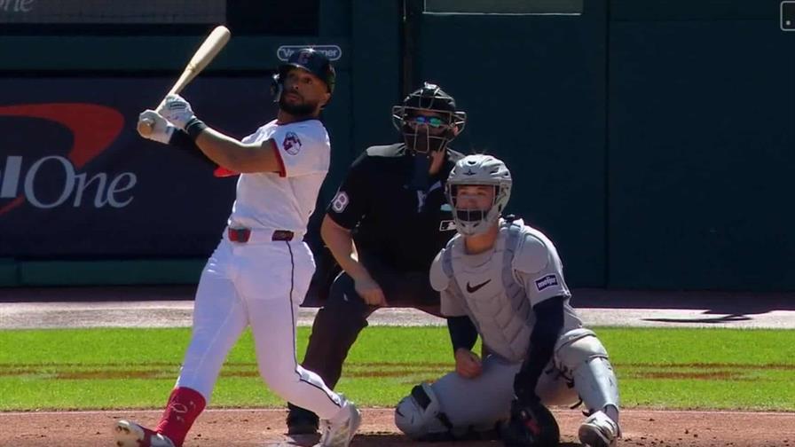 VIDEO | Novato dominicano George Valera brilla en triunfo de Cleveland para empatar su serie VIDEO | Novato dominicano George Valera brilla en triunfo de Cleveland para empatar su serie