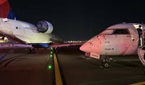 Dos aviones chocan en aeropuerto LaGuardia de Nueva York sin dejar heridos graves