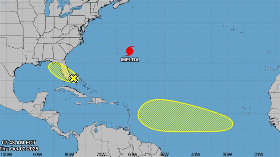 Indomet vigila área de baja presión cerca de Bahamas; no representa peligro para el país