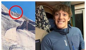 "Lo vimos caer en directo": muere escalador e influencer Balin Miller durante transmisión en vivo