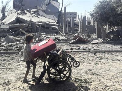 Guerra en Gaza: Trump dice Israel acordó línea de retirada inicial