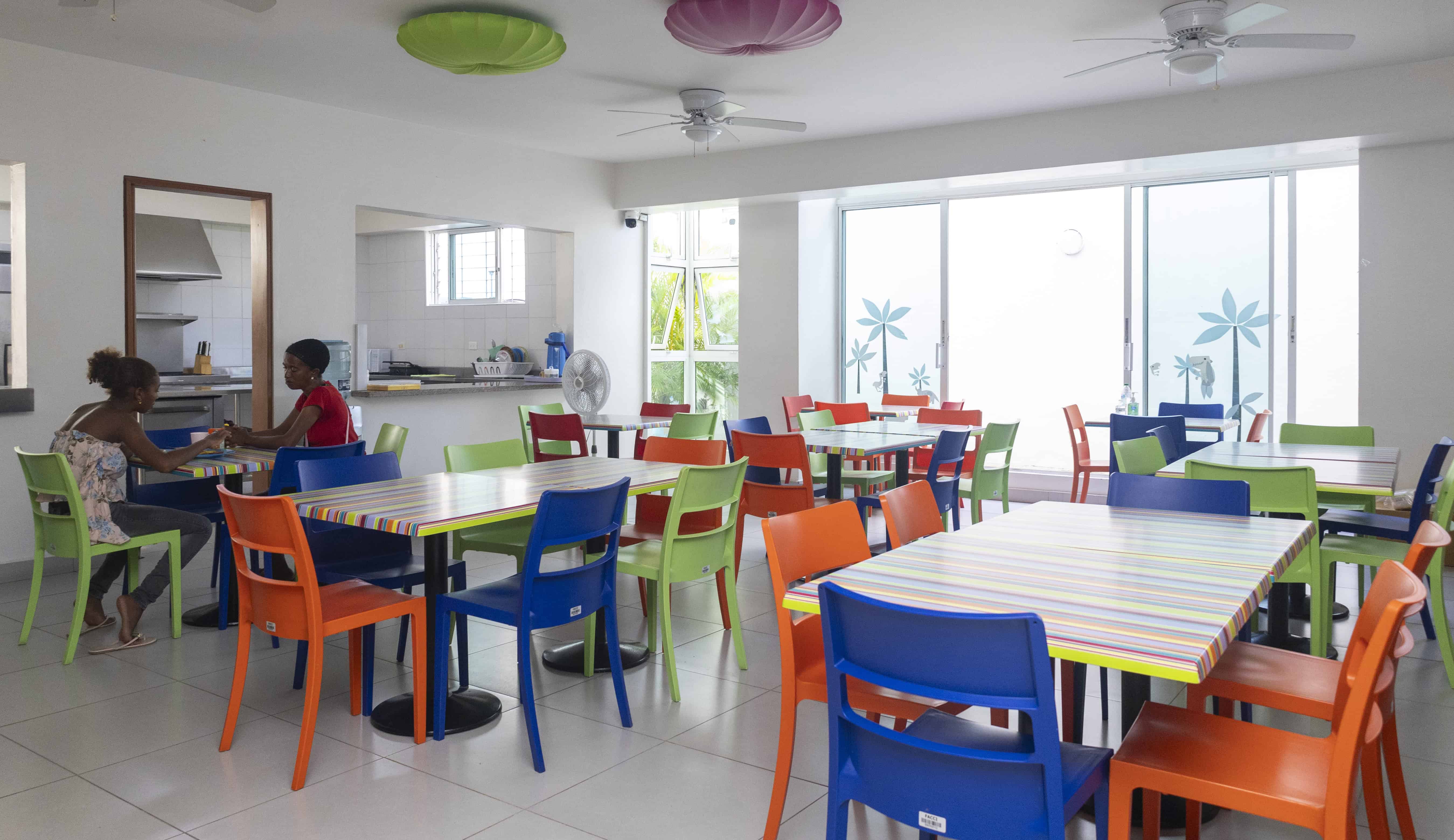 Área de comedor.