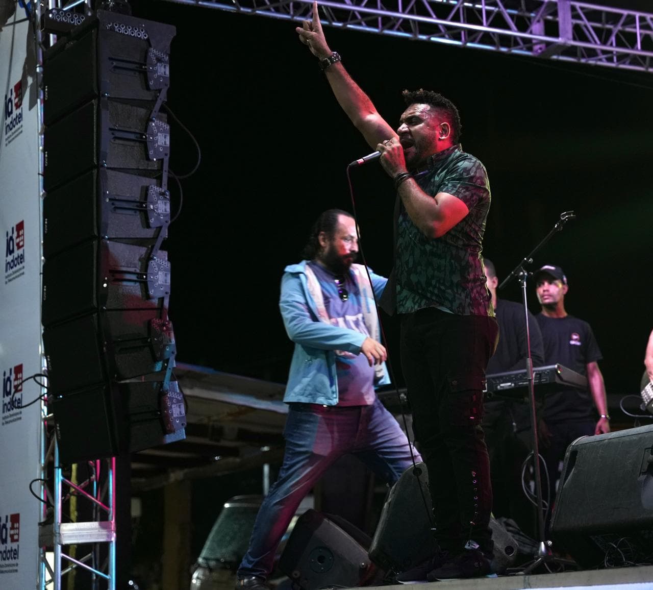 Silvio Mora en escena.