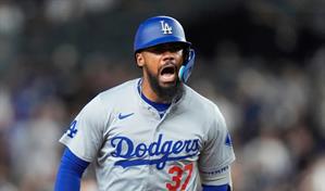 Video | Teoscar Hernández rescata a los Dodgers con un jonrón decisivo en Filadelfia