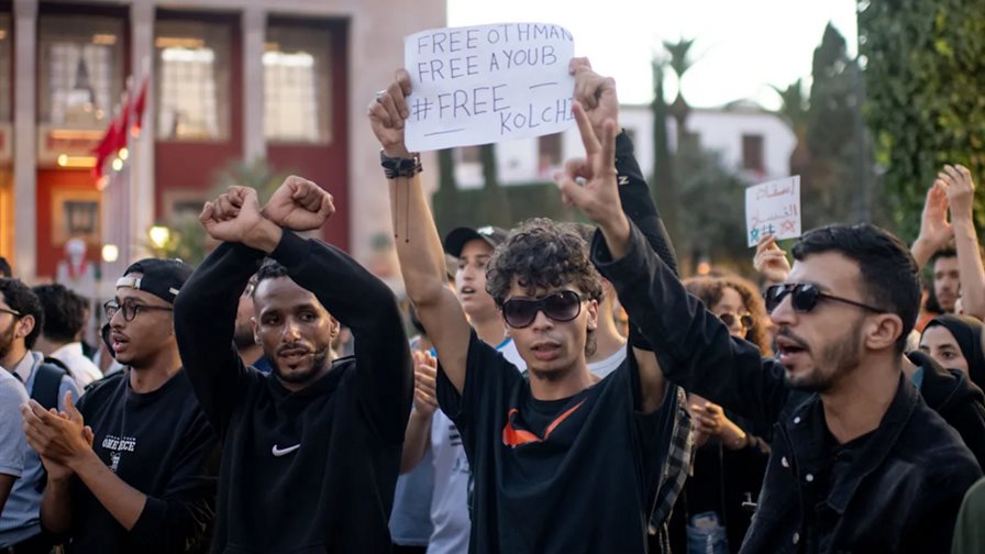 Protestas de jóvenes continúan en Marruecos y ahora exigen disolución del Parlamento