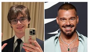 Tino, hijo de Ricky Martin, acompaña a su padre en el escenario y sorprende con sus pasos de baile