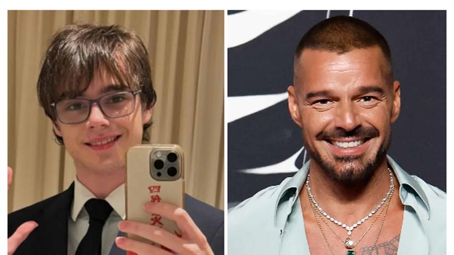 Tino, hijo de Ricky Martin, acompaña a su padre en el escenario y sorprende con sus pasos de baile