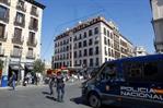 Cuatro desaparecidos en el derrumbe de un edificio en obras en el centro de Madrid
